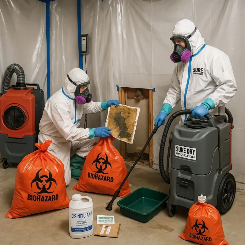 Contaminated Water Handling Protocols process in Arma, KS